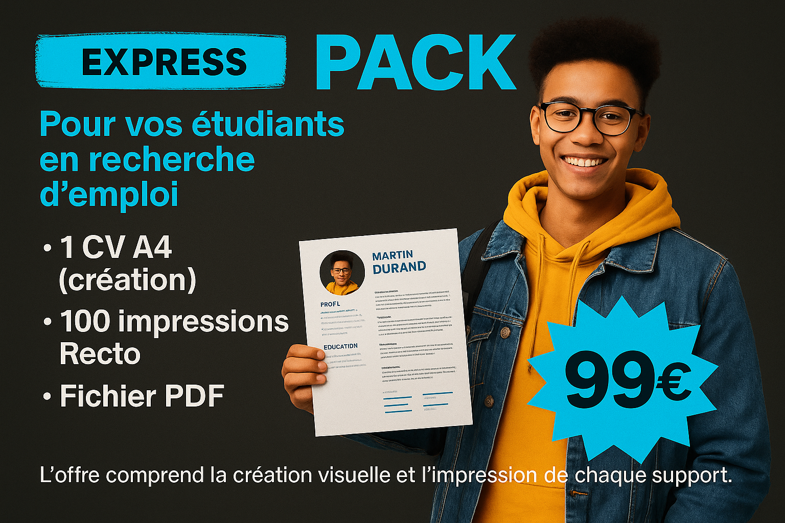 Visuel Pack CV Express